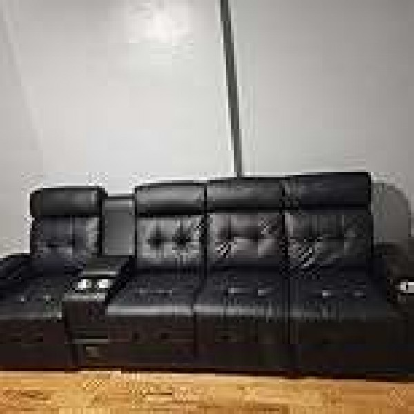 Massage Reclining 4 Seater Sofa Sets